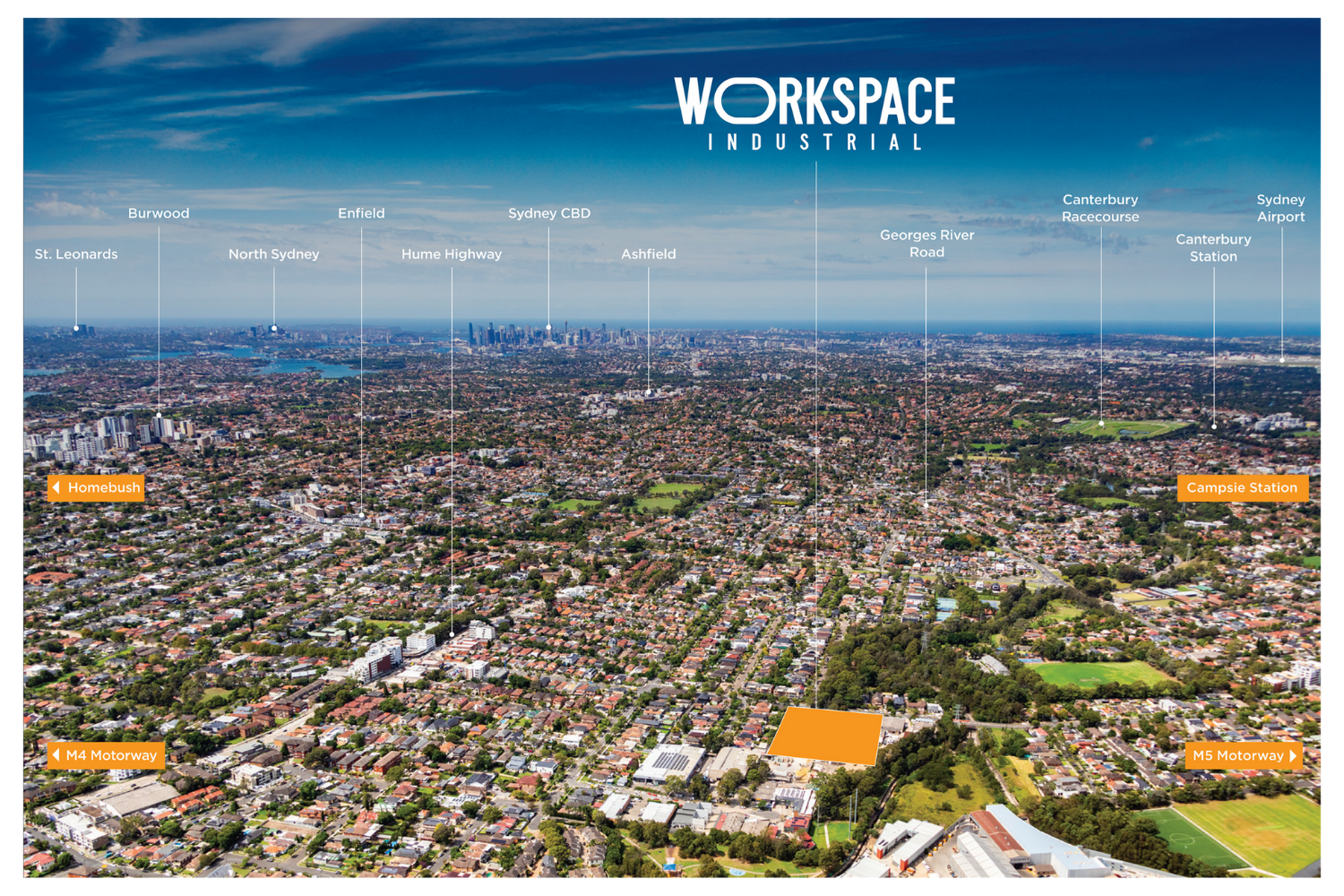 Workspace Industrial location map